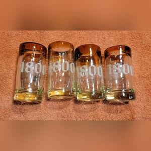1800 Tequila shot glasses set of 4